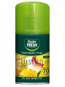 Master Fresh - Освежитель воздуха Сменный баллон для автоматического спрея Манговый смузи 250мл