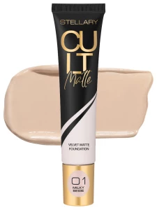 Stellary - Матирующий Тональный крем Cult Matte Foundation, тон 01 молочный бежевый