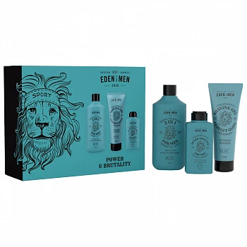 EDEN - For Men Набор №3 (Шампунь-гель 2в1 250мл + Гель для бритья 125мл + Бальзам после бритья 100мл)
