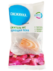Свежинка - Освежитель для унитаза Цветы 30г подвесной блок